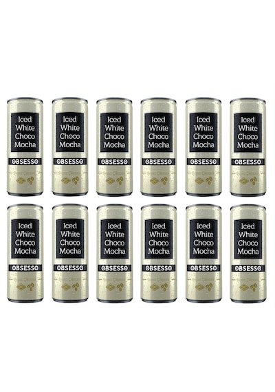 Obsesso Beyaz Çikolata Soğuk Kahve 250 Ml X 12 Adet Hazır
