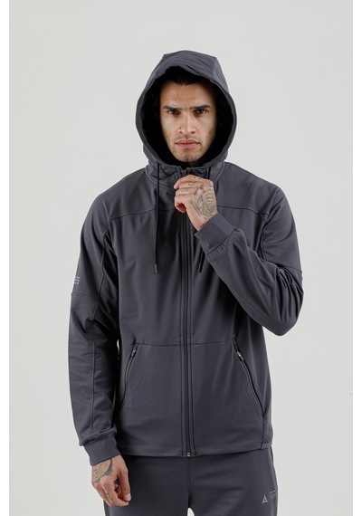 Airlife Sportswear Tam Boy Fermuarlı Erkek Kapüşonlu Eşofman Takımı Titanyum Antrasit