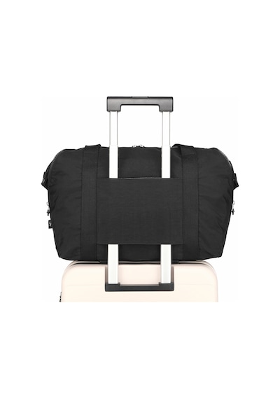 Smart Bags Orta Boy Su Geçirmez Extra Hafif Krınkıl Kumaş El Valizi Ve Spor Çantası Buz Gri