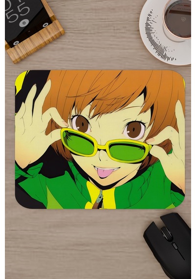 Persona 4 Kaymaz Dikişli Kauçuk Oyuncu Mousepad V5 - 22x18 Gaming Mouse Pad Fare Altlığı