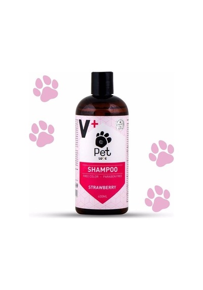 Pet Love V Copt Kedi ve Köpek Şampuanı Çilek Kokulu 400 ML
