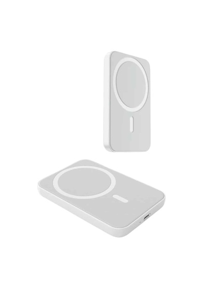 Magsafe Battery Pack Powerbank Kablosuz Şarj 5.000 Mah Sarı