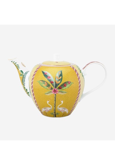 Sarı Porselen Demlik 1600 Ml