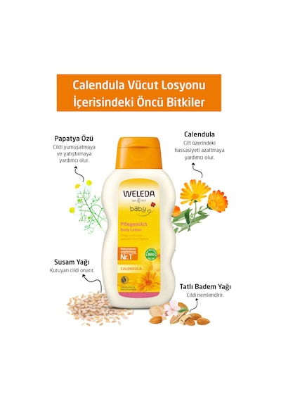 Weleda Organik Nemlendirici Vücut Losyonu 200 ML