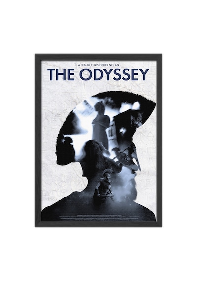 The Odyssey Siyah Ahşap Çerçeveli Poster, Dekoratif Film Duvar Tablosu