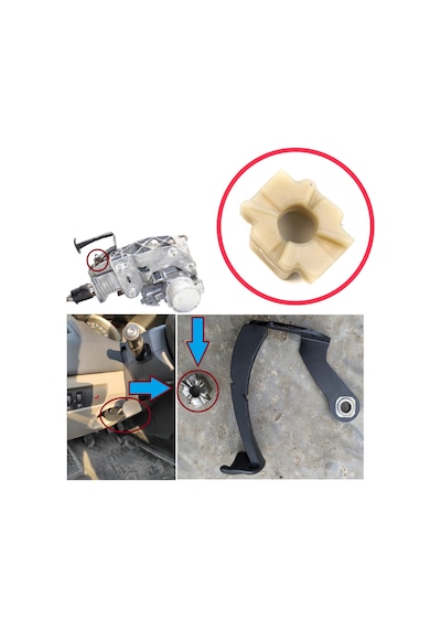 Direksiyon Ayar Kolu Kilit Klips Plastiği Renault Megane Mk2 İçin