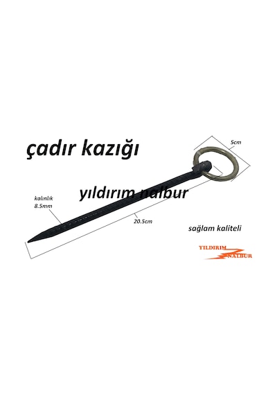 Çadır Bağlama Demiri Metal