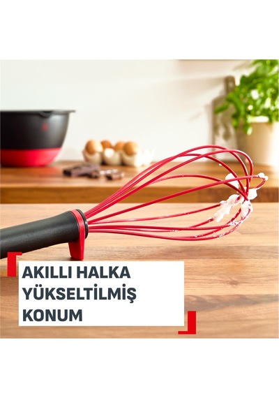 Tefal Ingenio+ Isıya Dayanıklı Çırpıcı 002 Kırmızı