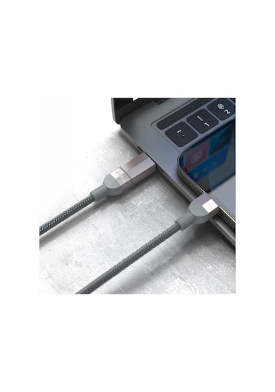 Lenyes Lc543 4in1 Hızlı Şarjlı Usb-a - Type-c + Type-c To Lightning Data Ve Şarj Kablosu 240w 1m Gri