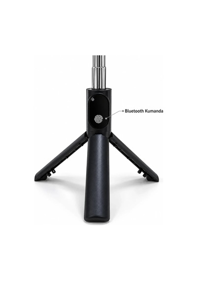 Lb Fotoğraf Ve Video Çekimi İçin Rgb Halka Işık Bluetooth Kumandalı Telefon Tripodu Çok Renkli