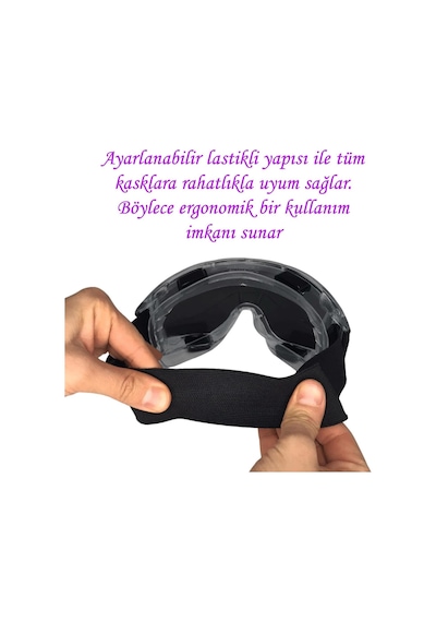 Tr Kaynak Koruyucu Iş Güvenlik Güvenliği Gözlüğü Ventilli Gözlük S550 Gökkuşağı Ürünleri