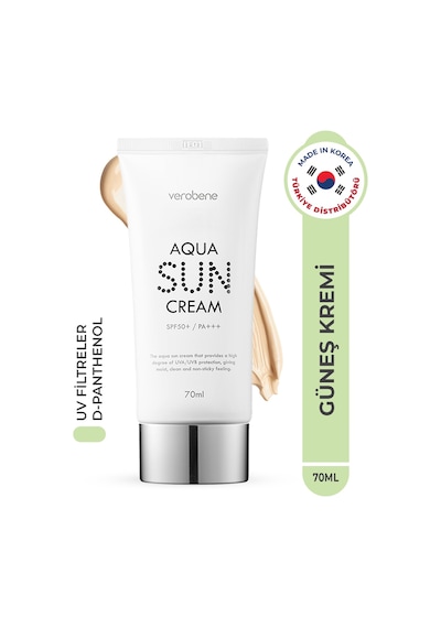 Verobene Aqua Sun Su Bazlı Nemlendirici Güneş Kremi SPF50 70 ML
