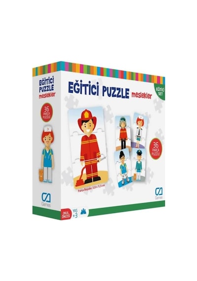 Ca Eğitici Puzzle Meslekler 5030