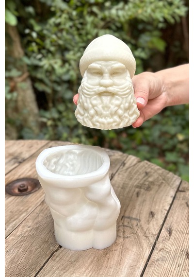 Rufus Concept Noel Baba 3d Tekli Mum Kalıbı Silikon