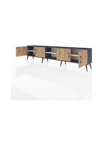 Arges Tv Ünitesi 3 Raflı 4 Kapaklı 220x30x51 Antrasit-çam/aytaşı Atlas Çam/aytası - Antrasıt Arges Tv Ünitesi 3 Raflı 4 Kapaklı 220x30x51 Antrasit-çam/aytaşı Atlas Çam/aytası - Antrasıt