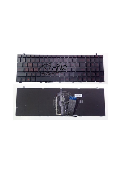 Monster Uyumlu Abra A5 V8.2.1 Notebook Klavyes (Siyah Tr) Kırmızı - 549458581