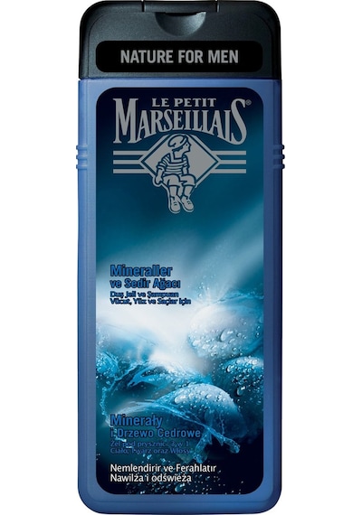 Le Petit Marseillais Men Mineraller ve Sedir Ağacı Duş Jeli 400 ml  x2