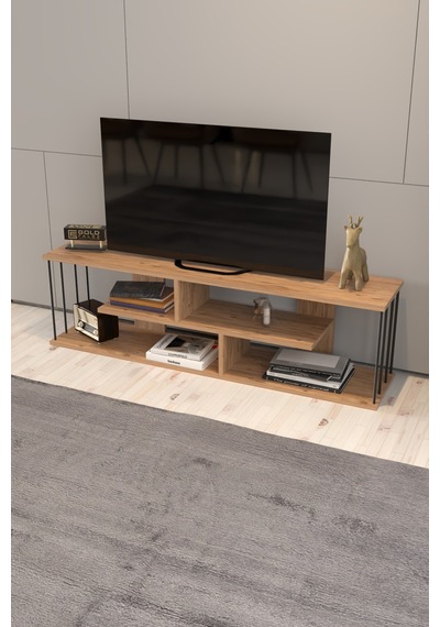 Gzd Tv Ünitesi Ceviz 140 Cm Sarı