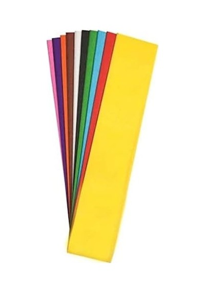 Hellove Grapon Kağıdı 10 Lu Set Karışık Renk Krapon Kağıdı