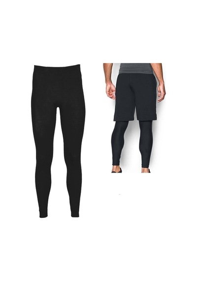 Akyüz Uzun Sporcu Taytı Siyah Unisex Siyah
