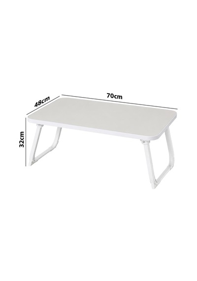 Sunup Sn-29694 Katlanabilir Laptop Masası Ve Yatak Koltuk Üzeri Tepsisi Beyaz 70x48cm-218233
