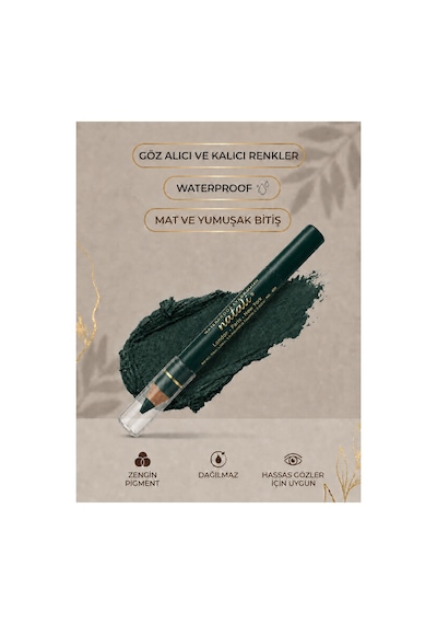 Natali Waterproof Göz Kalemi Ve Göz Farı No: 485 Yeşil