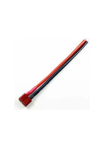 14awg T-plug Deans Dişi 10 Cm Silikon Kablo