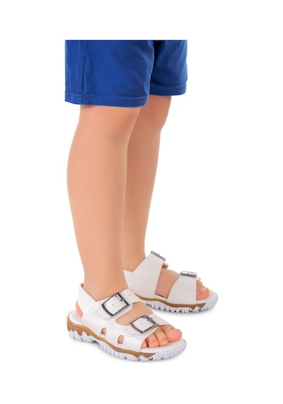 Kiko Kids Erkek Çocuk Sandalet Arz 2359 Beyaz