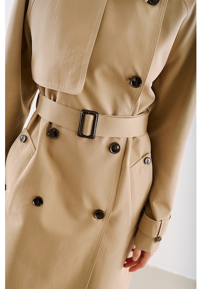 Manuka North Tasarım Kruvaze Trençkot Camel Aw26trc00001-05