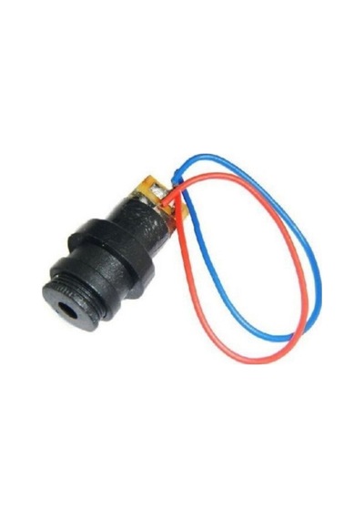 Kablolu Kırmızı Nokta Lazer Modül Plastik Kafa 5mw 650nm 3v 5v 6mm 15 Metre Mesafe Lazer Diyot Modül