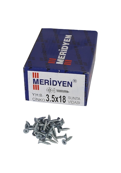 Meridyen 3.5X18 Sunta Vidası ( 1000 Adet ) N11.53927