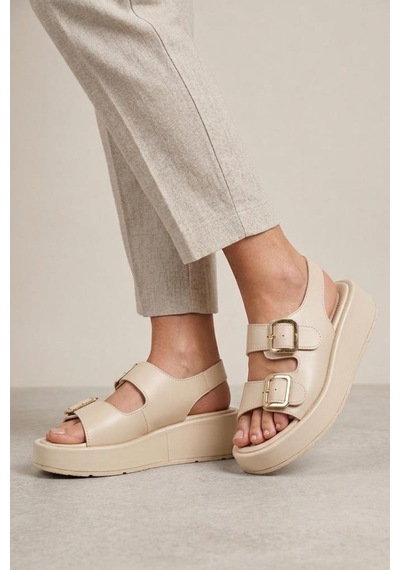 Aryan 83-606 Kadın Comfort Günlük Sandalet Bej