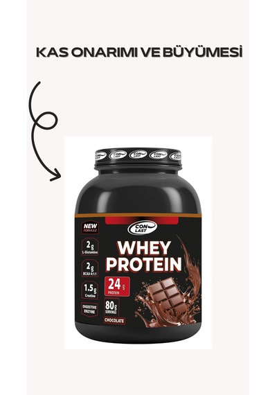 Conlast Whey Protein Çikolata 2000g 24 G %100 Protein