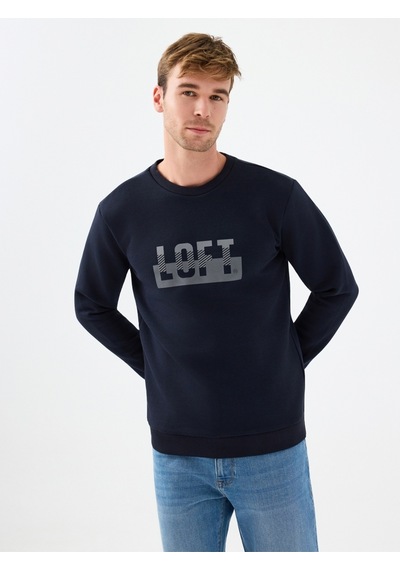 LOFT Regular Fit Erkek Sweatshirt Lf2041178 Q1.v1 Koyu Lacivert