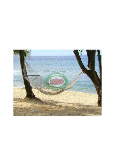 Ucuz Hamak 90x200cm Sağlam Polyester İp Örgülü Salıncaklı Hamak Açık Gri