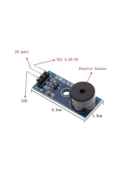 2 Adet 5v Buzzer Modül Arduino Alarm Piezo Ses Uyarı Kartı Rodevino