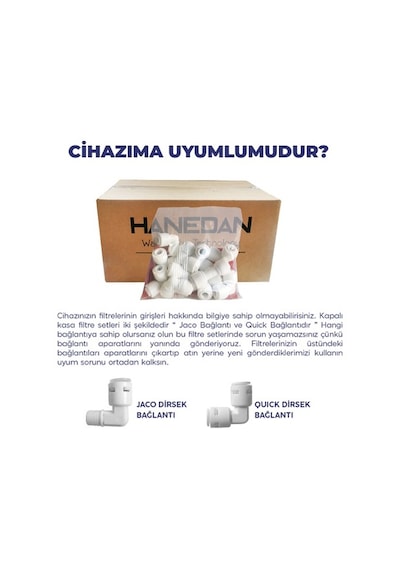 Kapalı Kasa Su Arıtma Cihazı 5 Li Inline Su Arıtma Filtresi
