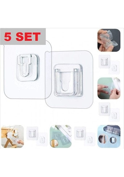 River World 5 Set Askı Geçmeli Klips Çok Renkli