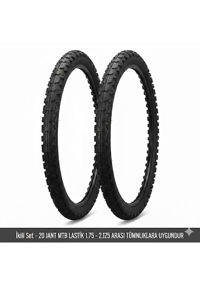 20 Jant Bisiklet Dış Lastik Takımı 2 Adet 20x1.75 1.95 2.125 Uyumlu Çocuk Bisikleti Mtb Lastiği