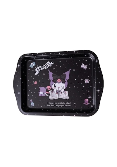 Bakgelal Kuromi Lisanslı Mini Metal Tepsi 24x14 Cm Takı, Aksesuar Ve Sunum Tepsisi - 9019234526133