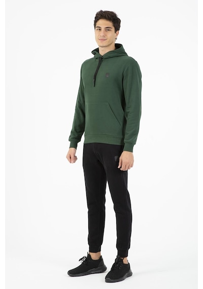 Maraton Sportswear Regular Erkek Ribana Paça Basic Siyah Eşofman Altı 21381-siyah Siyah