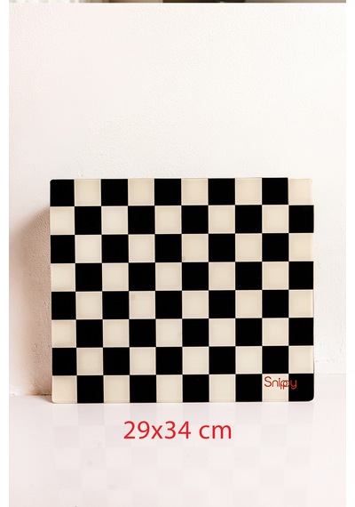 Snippy Dama - Cam Kesme Tahtası Cam Kesim Panosu Dekoratf Cam Kesim Tablası 29 X 34 Cm Çok Renkli