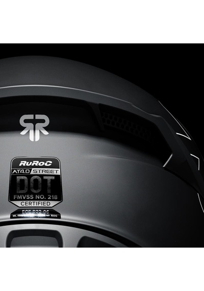 Ruroc At4.0 Street Core  Kapalı Kask Mat Siyah