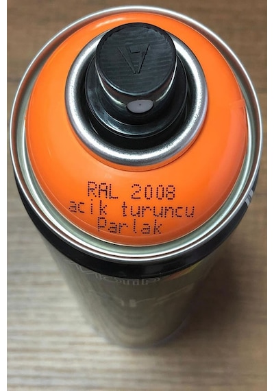 Motip Carat Ral2008 Açık Turuncu Parlak Sprey Boya 400 ML