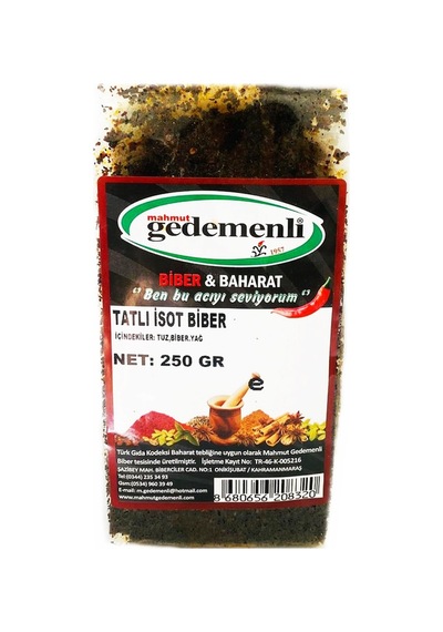 Gedemenli Tatlı İsot Biber 250 G