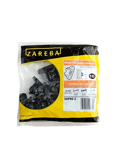 Iwprb-z Ahşap Direkler Için Siyah Plastik Rulo Izolatör - 10'lu Paket