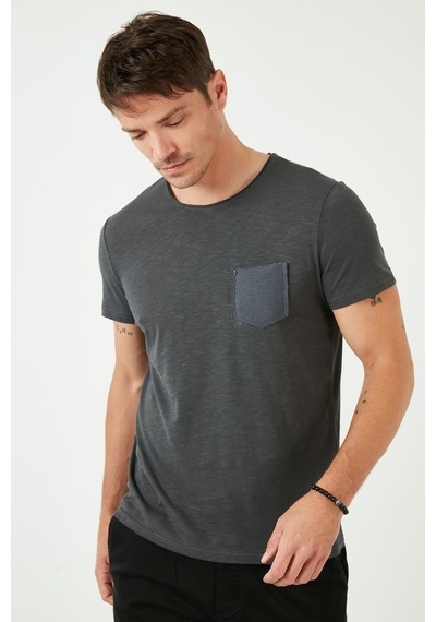 Buratti Erkek T Shirt 5902000-Antrasit