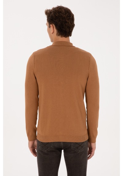 U.s. Polo Assn. Erkek Hırka Triko 50313690-vr233 Bisküvi