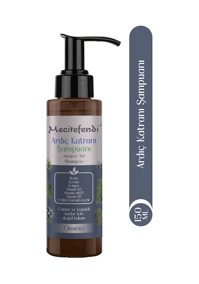 Mecitefendi Biotin Keratin ve Kolajen İçerikli Ardıç Katranı Şampuanı 150 ML