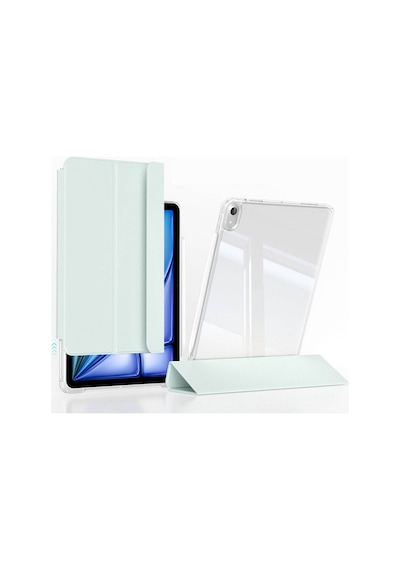 Lexroo İpad Air 11 2025 M3 Kılıf Magnetik Ayrılabilen Airbagli Sliding Tablet Kılıfı - Siyah